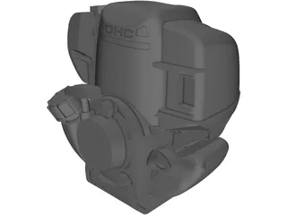 Honda GX270 Engine 3D Model preview