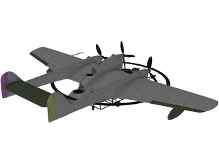 Blohm&Voss BV 138 MS 3D Model preview