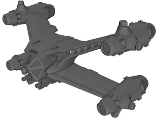 Babylon 5 Starfury 3D Model preview