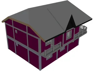 House Victorian 3D Model preview