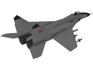 MiG-29A 3D Model preview