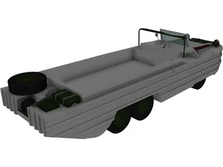 DUKW 3D Model preview