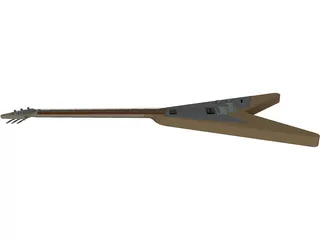 Flying V Guitar 3D Model preview