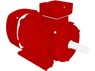 Electric Motor DM1-160L-18.5kW 3D Model preview