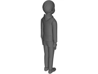 Boy 3D Model preview