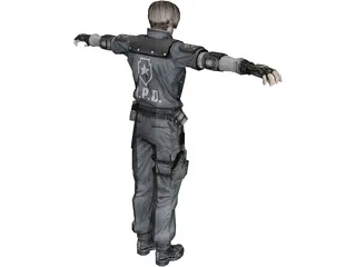 Leon S. Kennedy 3D Model preview