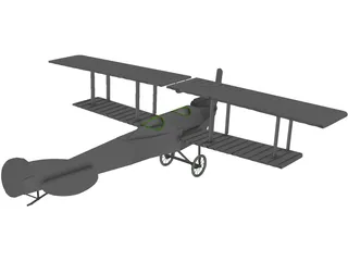 Aviatik 3D Model preview