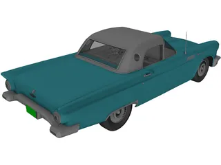 Ford Thunderbird (1957) 3D Model preview
