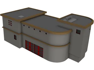 Window House 3D Model preview