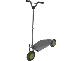 Scooter Electric 3D Model preview
