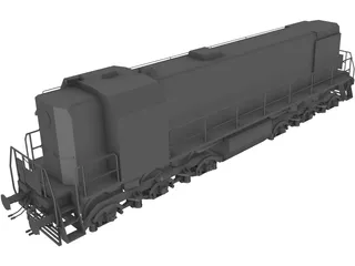 TEM2 Diesel Locomotive 3D Model preview