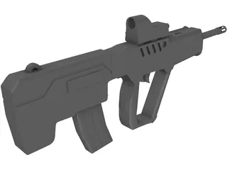 IMI Tavor TAR-21 3D Model preview