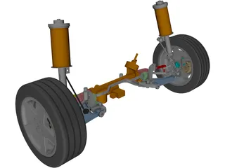 Suspension 3D Model preview