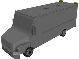 Freightliner MT-55 3D Model preview