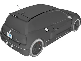 Renault Clio Sport V6 3D Model preview