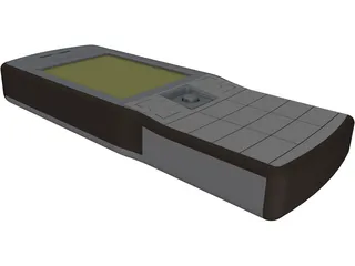 Nokia E50 Mobile Phone 3D Model preview