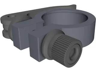 Bicycle Seat Clamp 3D Model preview