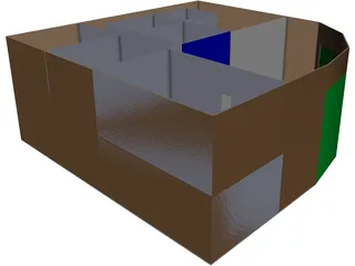 Modern House 3D Model preview