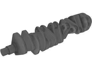 Crankshaft 3D Model preview