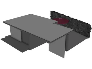 Bungalow 3D Model preview