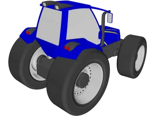 Tractor 3D Model preview