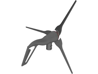 Air-X 400 Watt Windmill 3D Model preview