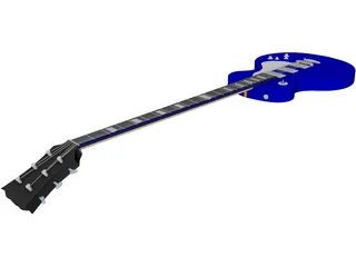 Gibson Electric Guitar 3D Model preview