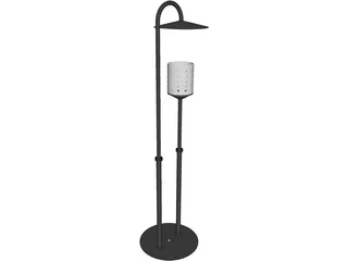 Rudy Mihu Corner Lamp 3D Model preview