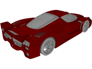 Ferrari FXX 3D Model preview