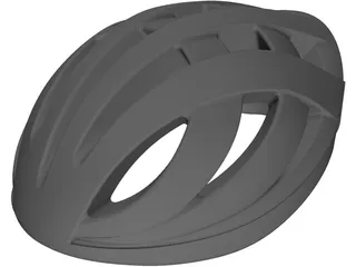 Helmet Bicycle 3D Model preview