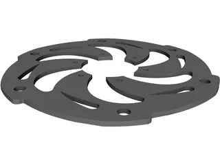 Brake Disk 3D Model preview