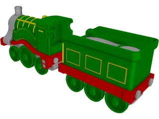 Thomas Locomotive 3D Model preview