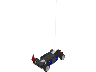 Kyosho Mini-Z MR01 (Micro RC Car) 3D Model preview