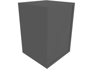 Loudspeaker Box 3D Model preview