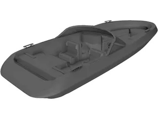Lancha 3D Model preview
