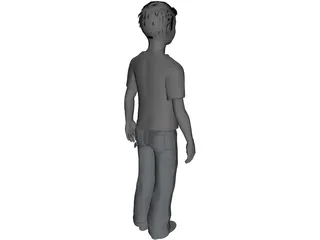 Boy 3D Model preview