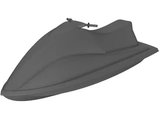 Jet Ski 3D Model preview