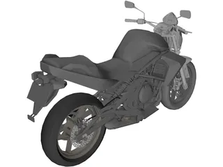 Kawasaki ER-7 3D Model preview