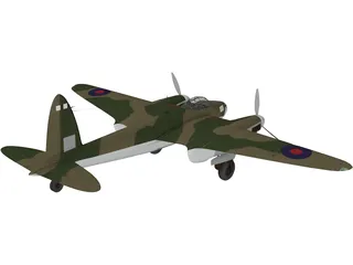de Havilland DH.98 Mosquito 3D Model preview