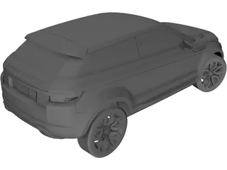 Land Rover LRX Concept 3D Model preview