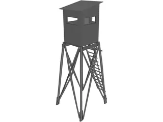 Hunting Blind 3D Model preview