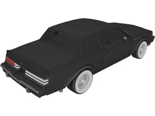Buick Regal GNX (1987) 3D Model preview