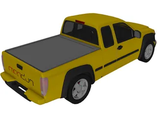 Chevrolet Colorado Pickup 3D Model preview