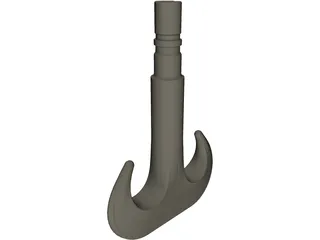 Crane Hook GD80 3D Model preview