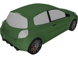 Renault Clio Sport 3D Model preview