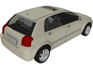 Toyota Corolla 3D Model preview