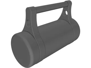 Dive Light 3D Model preview