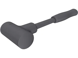 Rubber Mallet 3D Model preview