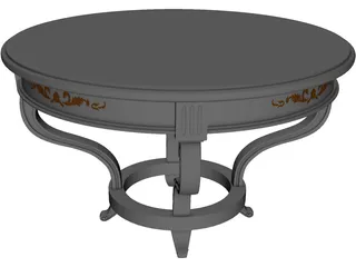 Coffee Table Arredamenti 3D Model preview