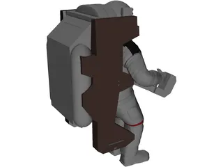 Astronaut 3D Model preview